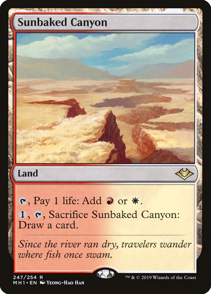 Sunbaked Canyon [Modern Horizons] | Good Games Cannington