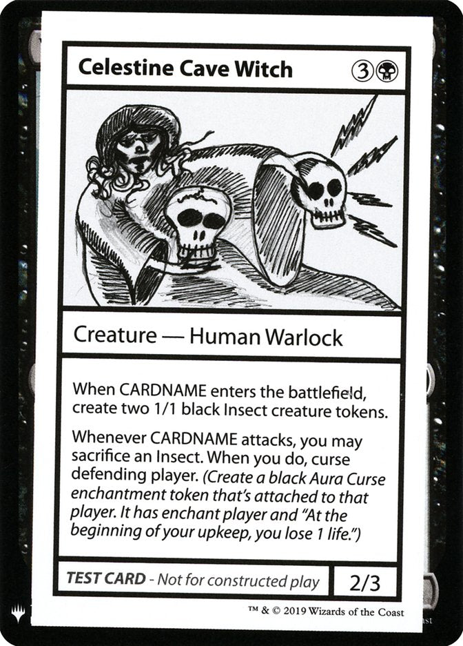 Celestine Cave Witch [Mystery Booster Playtest Cards] | Good Games Cannington