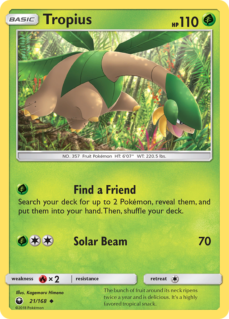 Tropius (21/168) [Sun & Moon: Celestial Storm] | Good Games Cannington