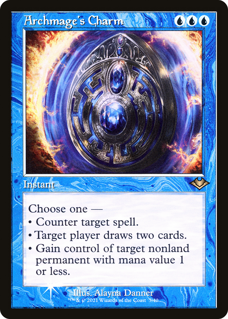 Archmage's Charm (Retro Foil Etched) [Modern Horizons] | Good Games Cannington