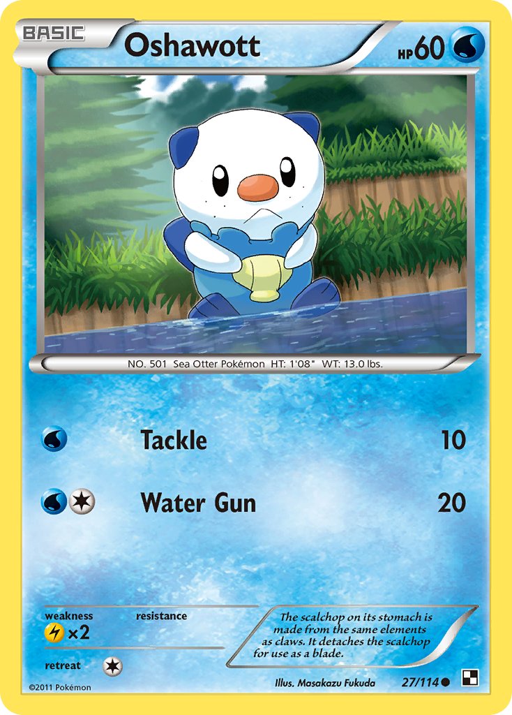 Oshawott (27/114) [Alternate Art Promos] | Good Games Cannington