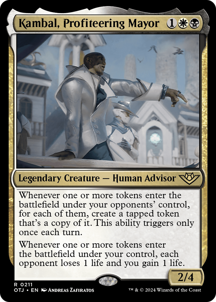 Kambal, Profiteering Mayor [Outlaws of Thunder Junction] | Good Games Cannington