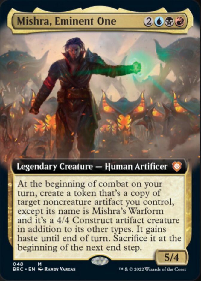 Mishra, Eminent One (Extended Art) [The Brothers' War Commander] | Good Games Cannington