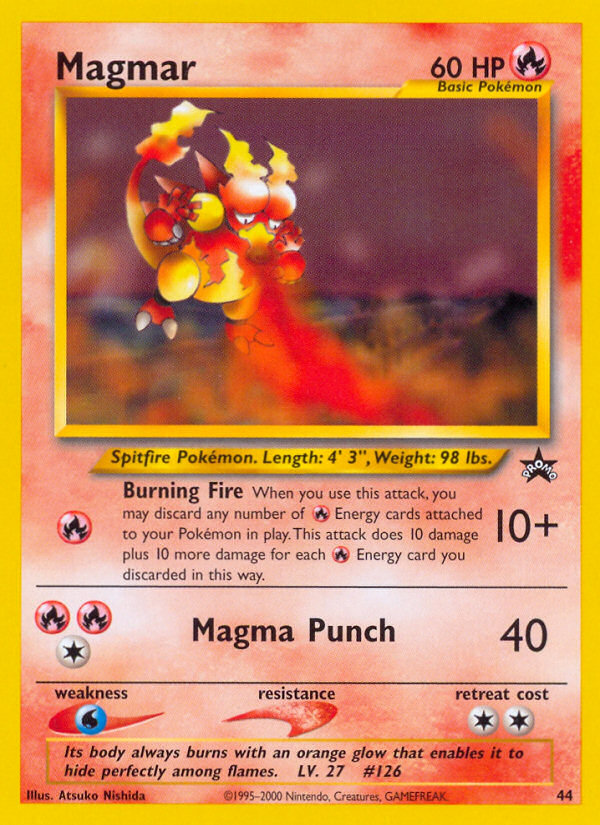 Magmar (44) [Wizards of the Coast: Black Star Promos] | Good Games Cannington