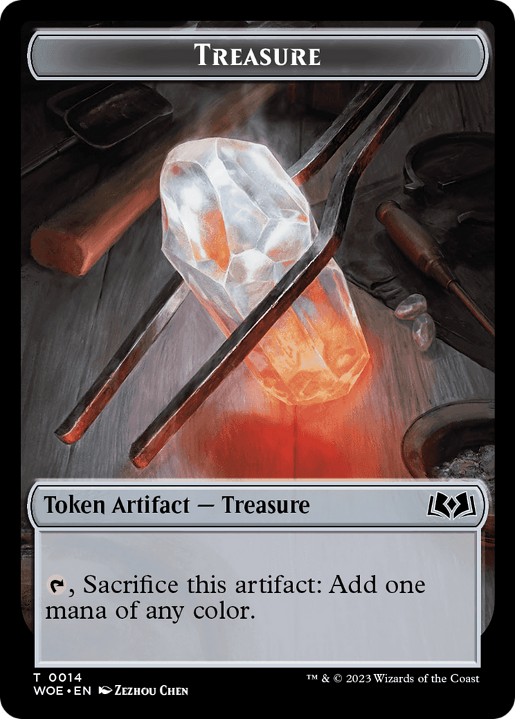 Treasure // Food (0010) Double-Sided Token [Wilds of Eldraine Tokens] | Good Games Cannington