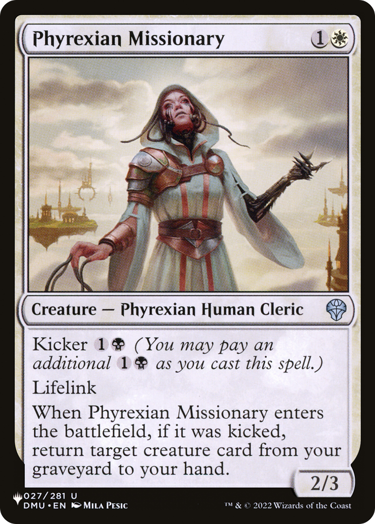 Phyrexian Missionary [The List] | Good Games Cannington