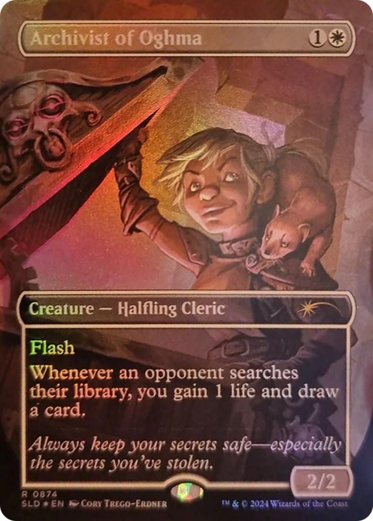Archivist of Oghma (Rainbow Foil) [Secret Lair Drop Series] | Good Games Cannington