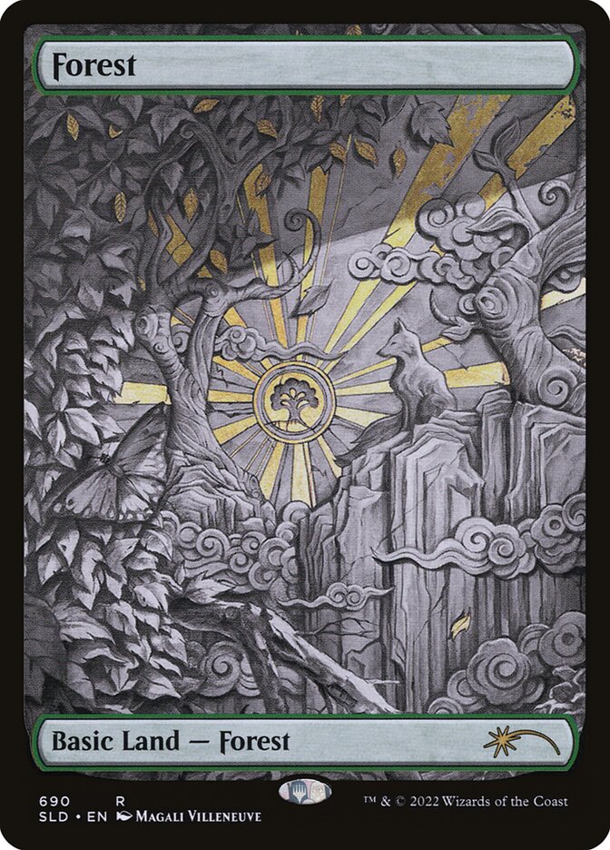 Forest (690) (Sketch) [Secret Lair Drop Promos] | Good Games Cannington