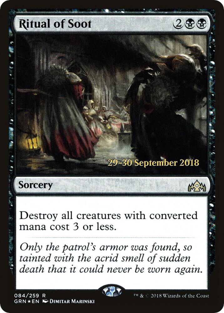 Ritual of Soot 84s/84 (Prerelease Cards)  - Foil | Good Games Cannington