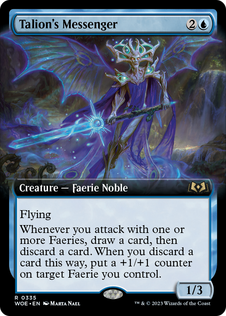 Talion's Messenger (Extended Art) [Wilds of Eldraine] | Good Games Cannington