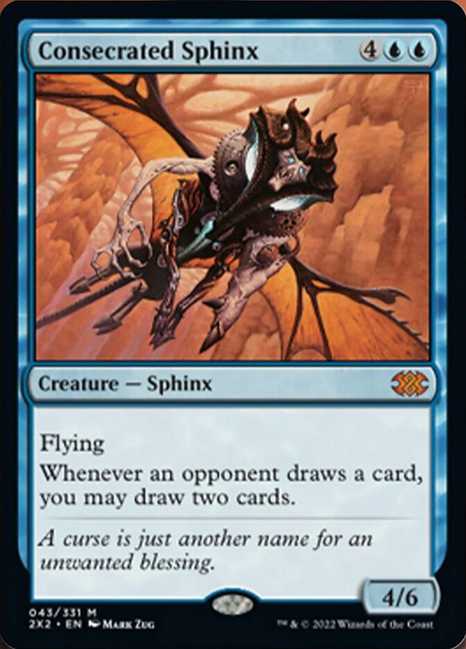Consecrated Sphinx [Double Masters 2022] | Good Games Cannington