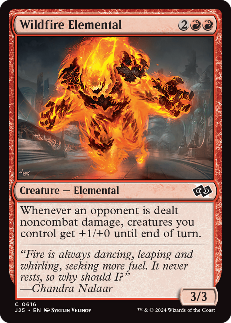 Wildfire Elemental [Foundations Jumpstart] | Good Games Cannington