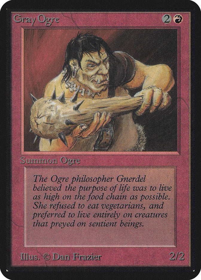 Gray Ogre [Alpha Edition] | Good Games Cannington