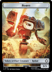 Energy Reserve // Robot Double-Sided Token [Fallout Tokens] | Good Games Cannington