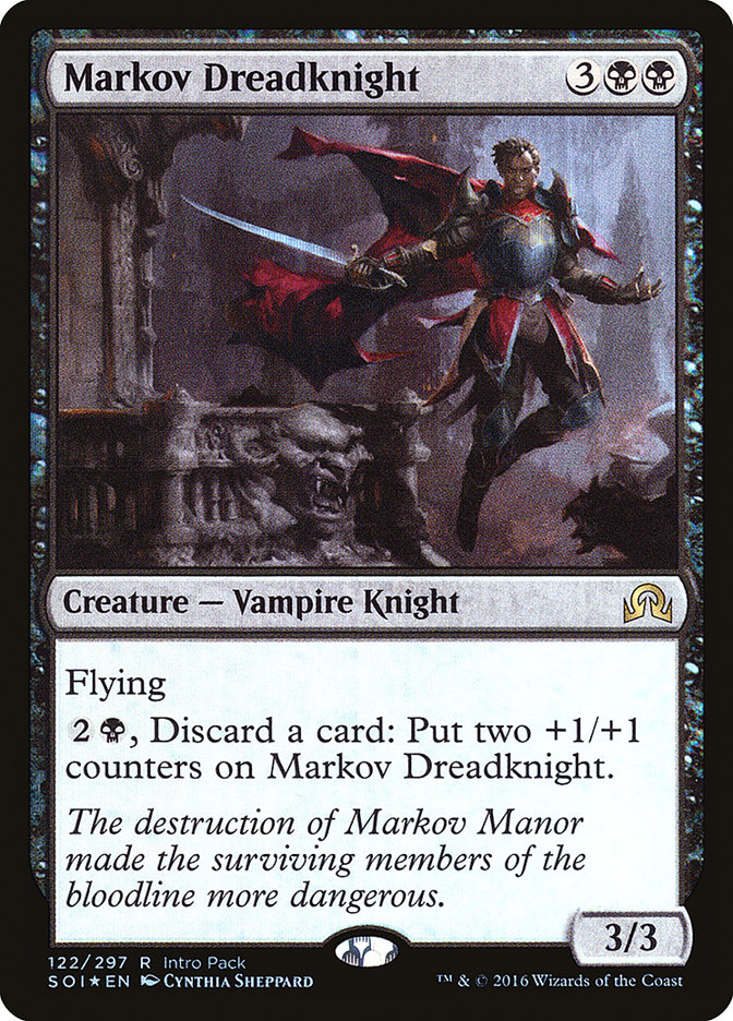 Markov Dreadknight (Intro Pack) [Shadows over Innistrad Promos] | Good Games Cannington
