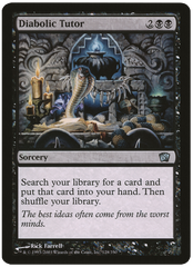Diabolic Tutor (Oversized) [Eighth Edition Box Topper] | Good Games Cannington