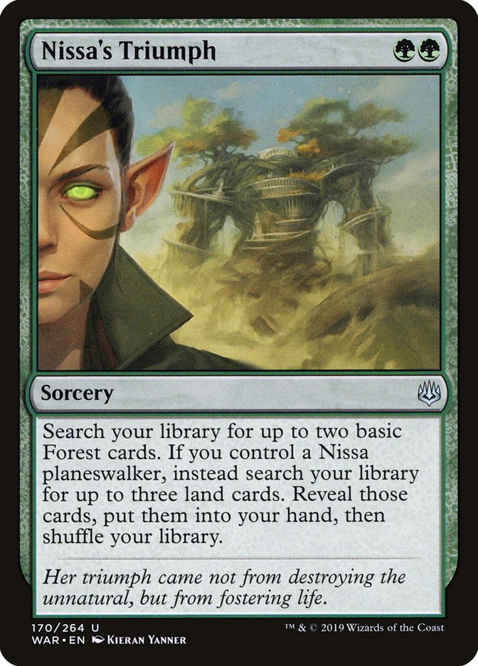 Nissa's Triumph 170 (War of the Spark)  | Good Games Cannington