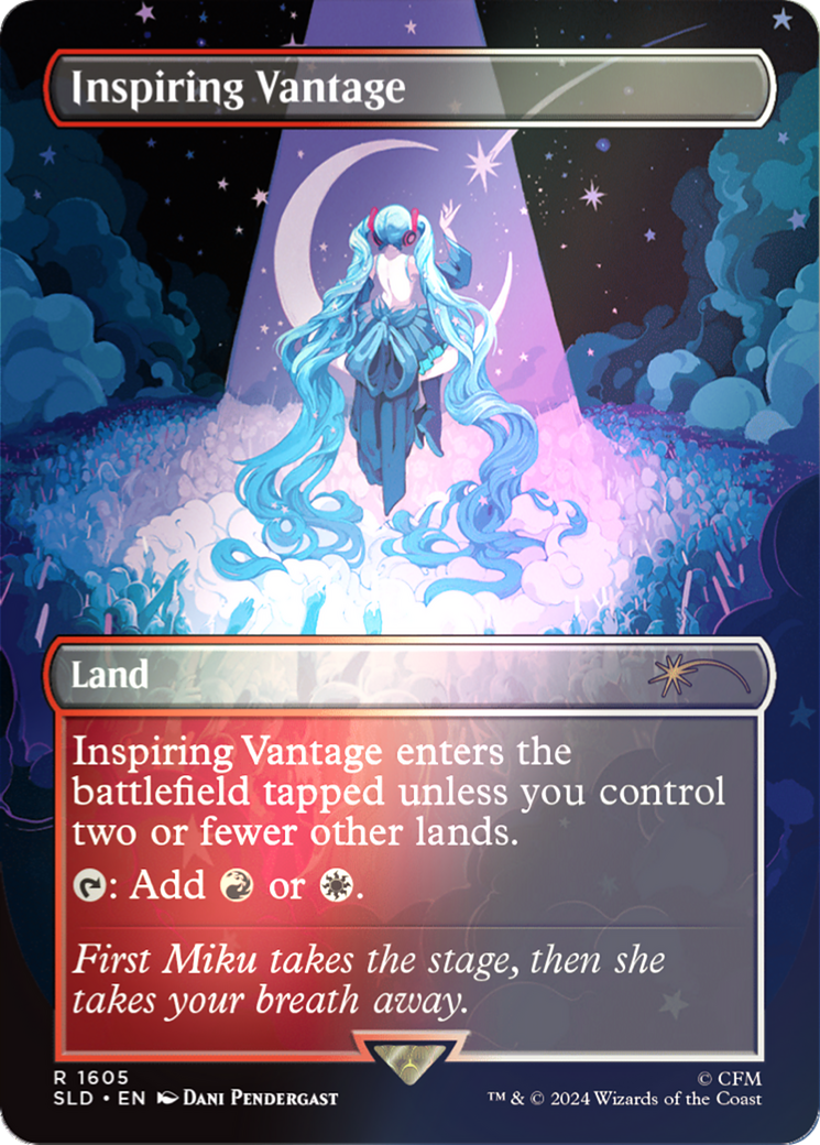 Inspiring Vantage (1605) (Rainbow Foil) [Secret Lair Drop Series] | Good Games Cannington