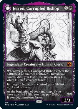 Jerren Corrupted Bishop Showcase 316/277 (Innistrad: Midnight Hunt)  | Good Games Cannington