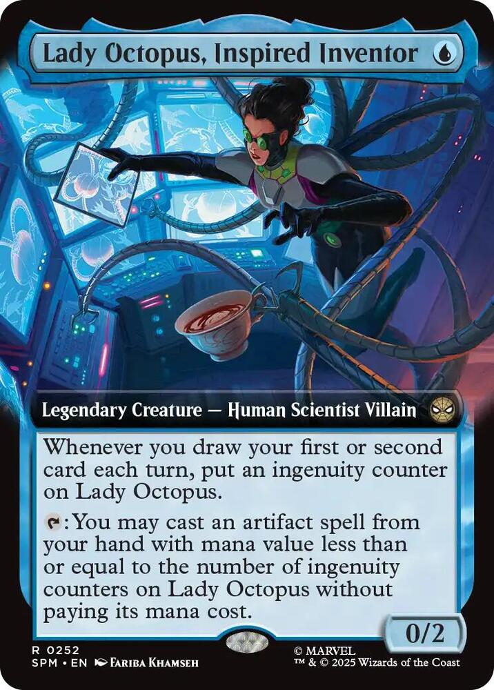 Lady Octopus, Inspired Inventor 252/198 (Marvel's Spider-Man)  - Extended Art Foil | Good Games Cannington