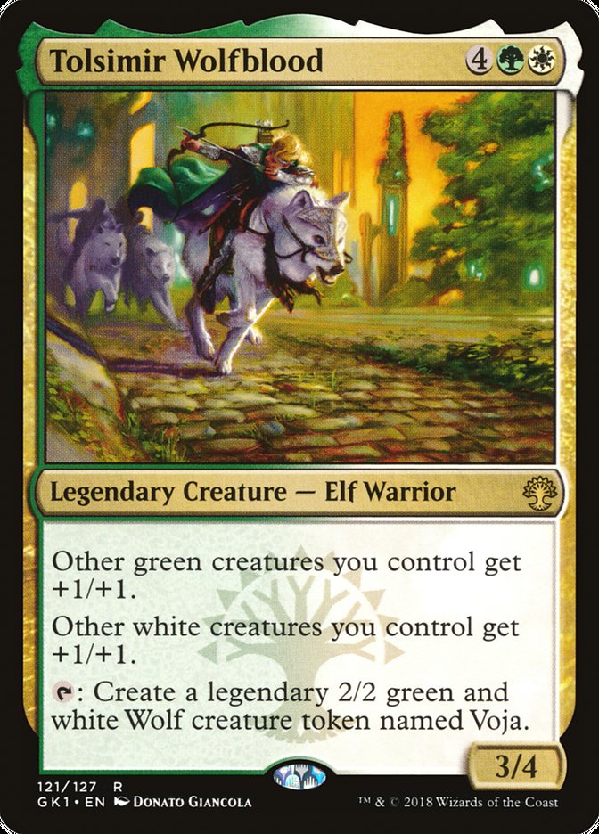 Tolsimir Wolfblood [Guilds of Ravnica Guild Kit] | Good Games Cannington