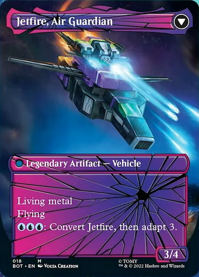 Jetfire, Ingenious Scientist // Jetfire, Air Guardian (Shattered Glass) [Transformers] | Good Games Cannington
