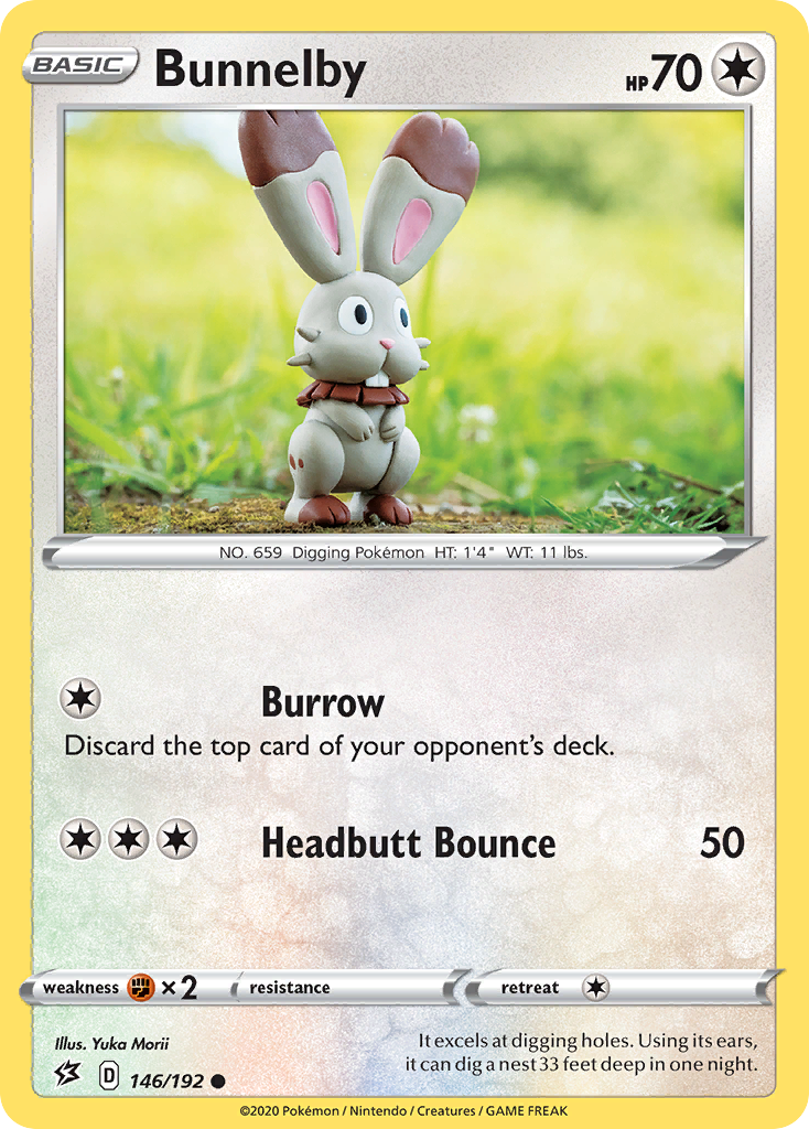 Bunnelby (146/192) [Sword & Shield: Rebel Clash] | Good Games Cannington