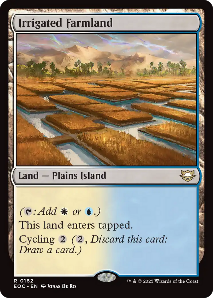 Irrigated Farmland [Edge of Eternities Commander] | Good Games Cannington