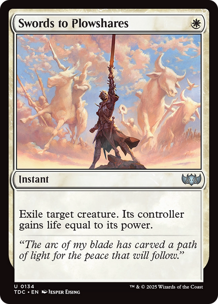 Swords to Plowshares [Tarkir: Dragonstorm Commander] | Good Games Cannington