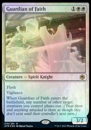 Guardian of Faith [Dungeons & Dragons: Adventures in the Forgotten Realms Prerelease Promos] | Good Games Cannington