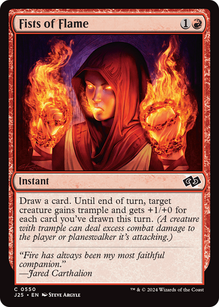 Fists of Flame [Foundations Jumpstart] | Good Games Cannington