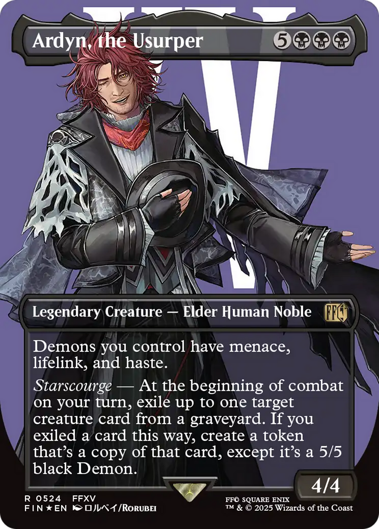 Ardyn, the Usurper (Borderless) (Surge Foil) [FINAL FANTASY] | Good Games Cannington