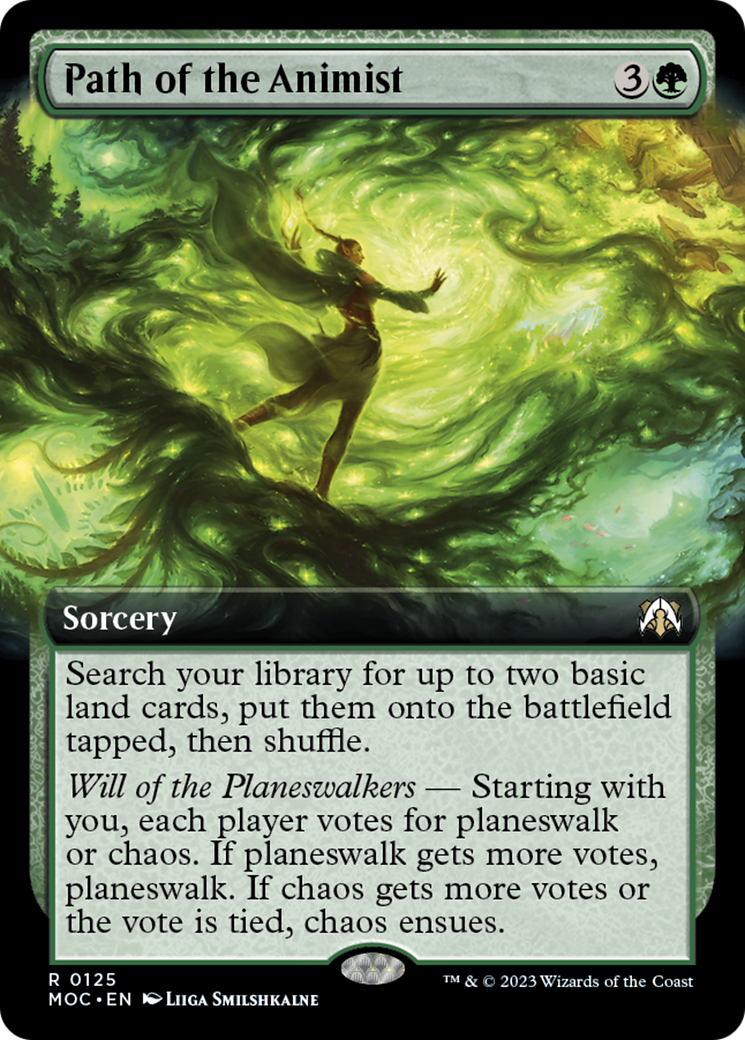 Path of the Animist (Extended Art) [March of the Machine Commander] | Good Games Cannington