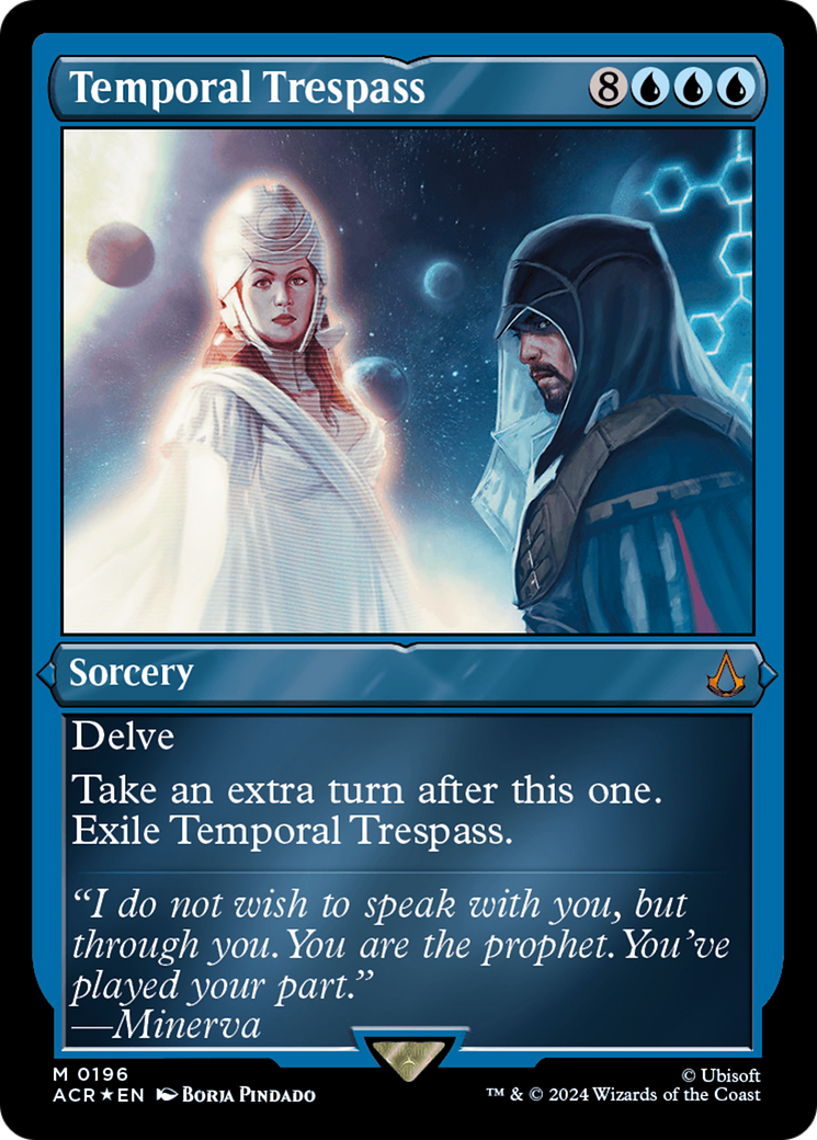 Temporal Trespass (Foil Etched) [Assassin's Creed] | Good Games Cannington