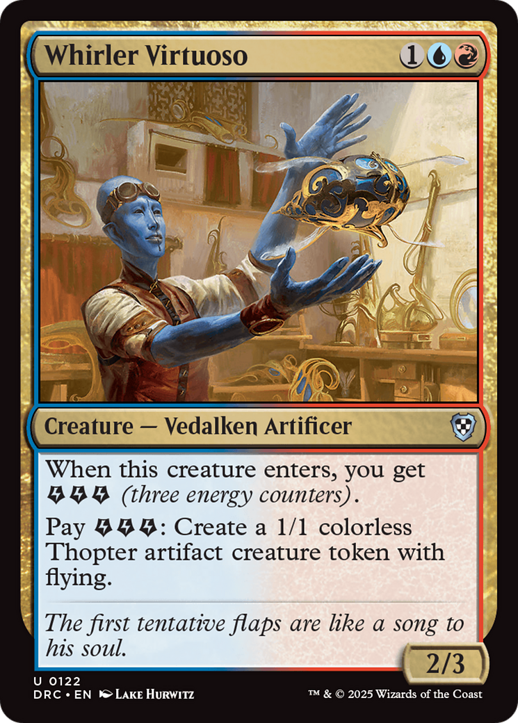 Whirler Virtuoso [Aetherdrift Commander] | Good Games Cannington