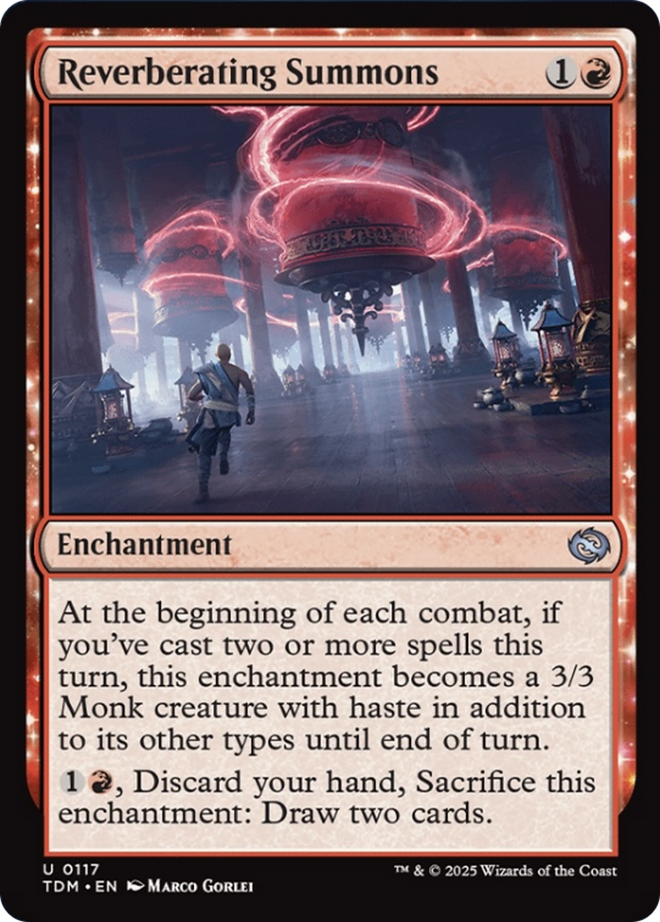 Reverberating Summons [Tarkir: Dragonstorm] | Good Games Cannington