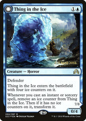 Thing in the Ice // Awoken Horror [Shadows over Innistrad Prerelease Promos] | Good Games Cannington