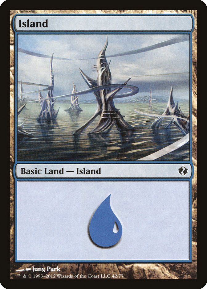 Island (42) [Duel Decks: Venser vs. Koth] | Good Games Cannington