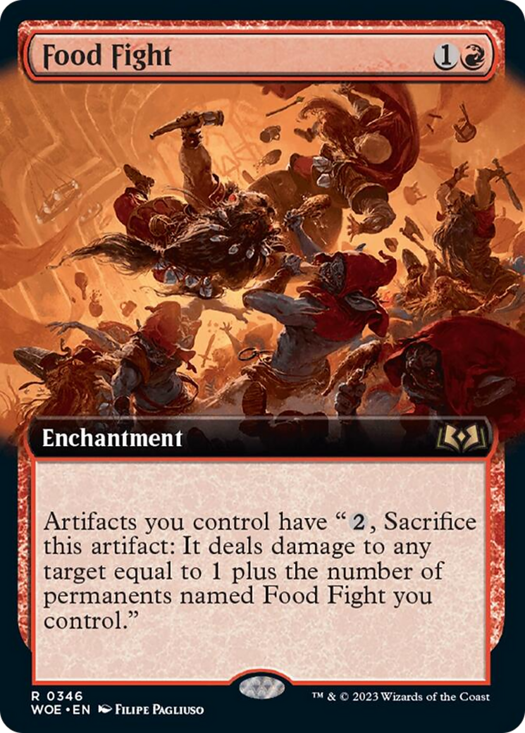 Food Fight (Extended Art) [Wilds of Eldraine] | Good Games Cannington