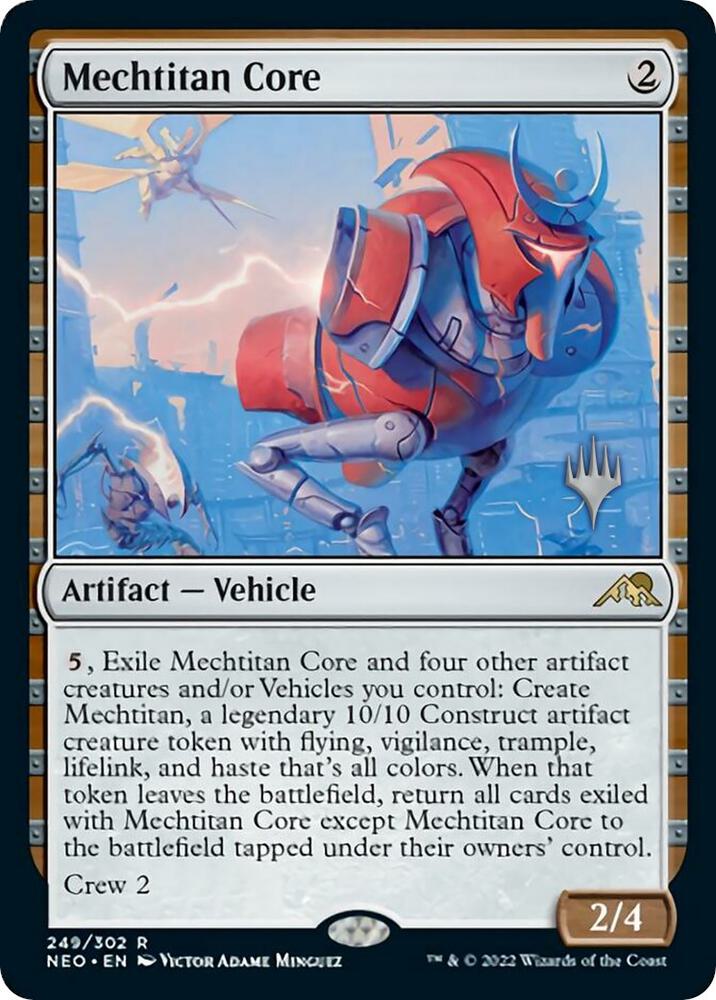 Mechtitan Core 249 (Promo Pack: Kamigawa: Neon Dynasty)  - Foil | Good Games Cannington