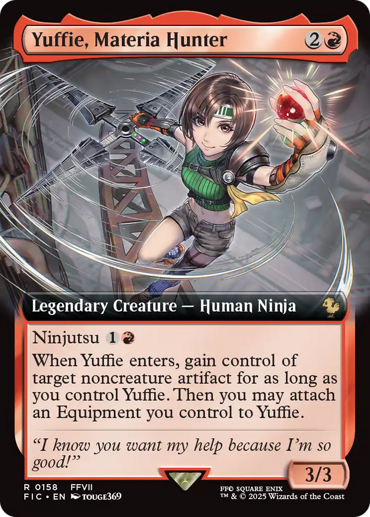 Yuffie, Materia Hunter (Extended Art) [FINAL FANTASY Commander] | Good Games Cannington