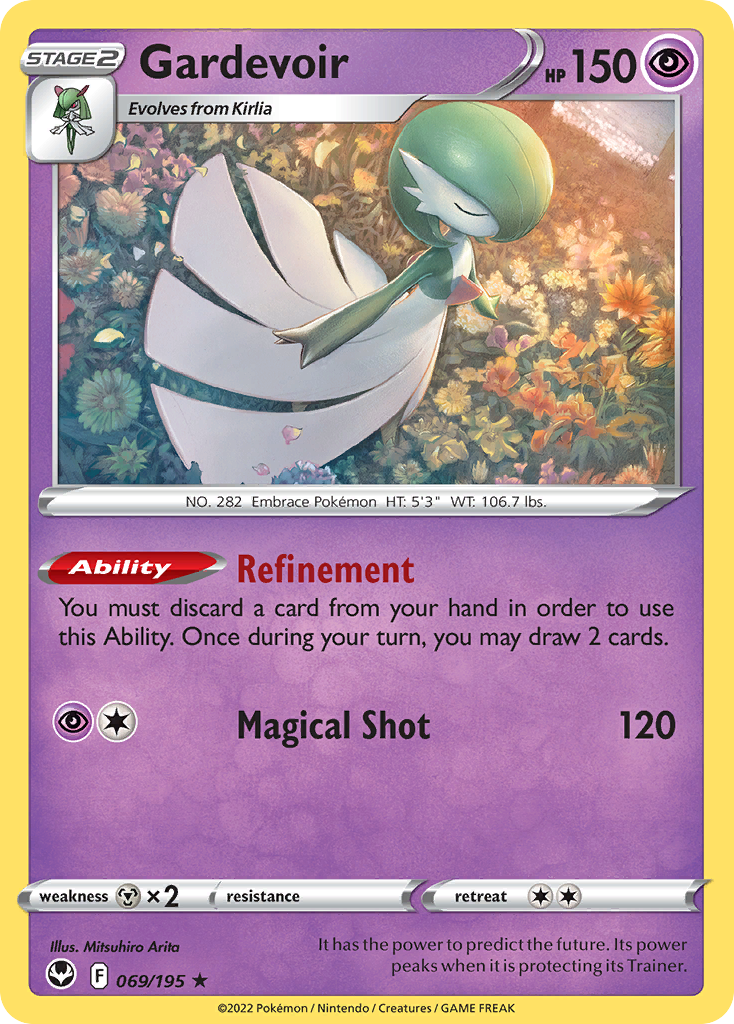 Gardevoir (069/195) (Theme Deck Exclusive) [Sword & Shield: Silver Tempest] | Good Games Cannington