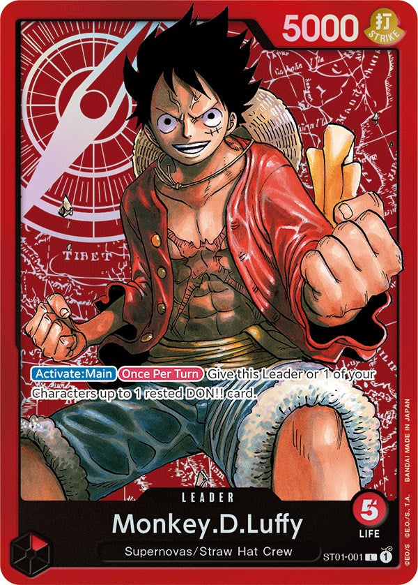 Monkey.D.Luffy (001) [Starter Deck: Straw Hat Crew] | Good Games Cannington