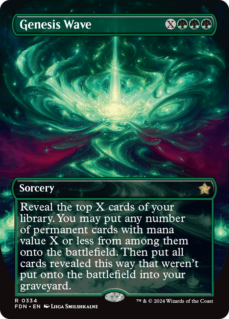 Genesis Wave (Borderless) [Foundations] | Good Games Cannington