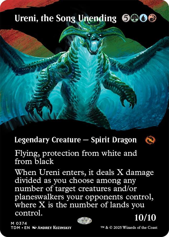 Ureni the Song Unending Borderless 374 (Tarkir: Dragonstorm)  | Good Games Cannington