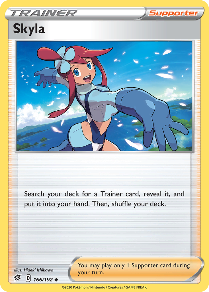 Skyla (166/192) [Sword & Shield: Rebel Clash] | Good Games Cannington