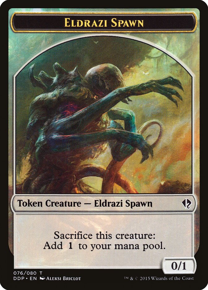 Eldrazi Spawn Token (076/080) [Duel Decks: Zendikar vs. Eldrazi] | Good Games Cannington