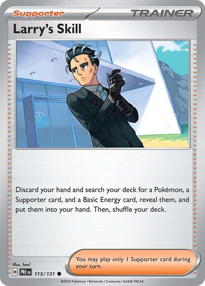 Larry's Skill (115/131) [Scarlet & Violet: Prismatic Evolutions] | Good Games Cannington