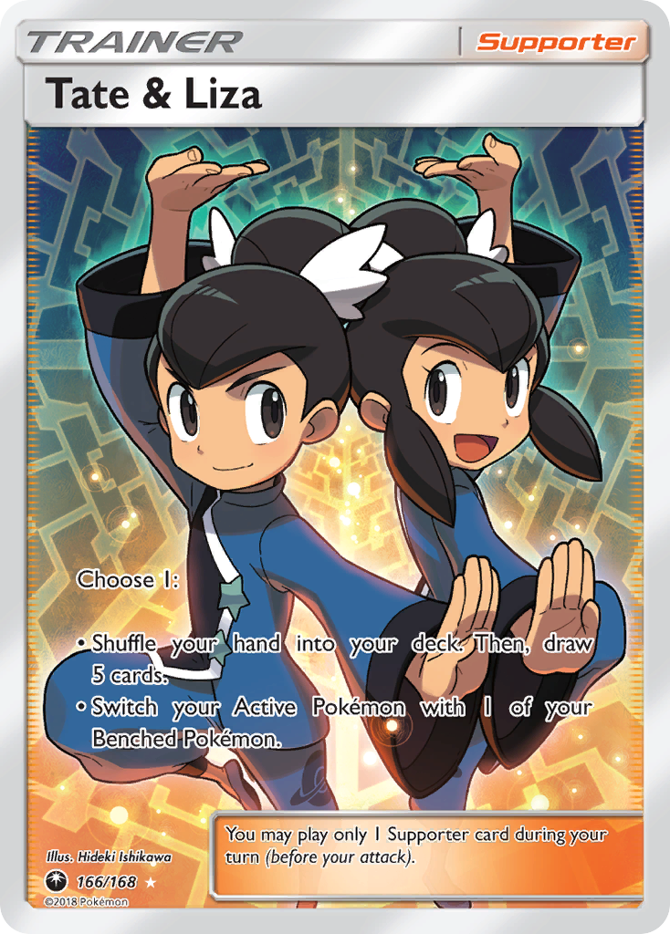 Tate & Liza (166/168) [Sun & Moon: Celestial Storm] | Good Games Cannington