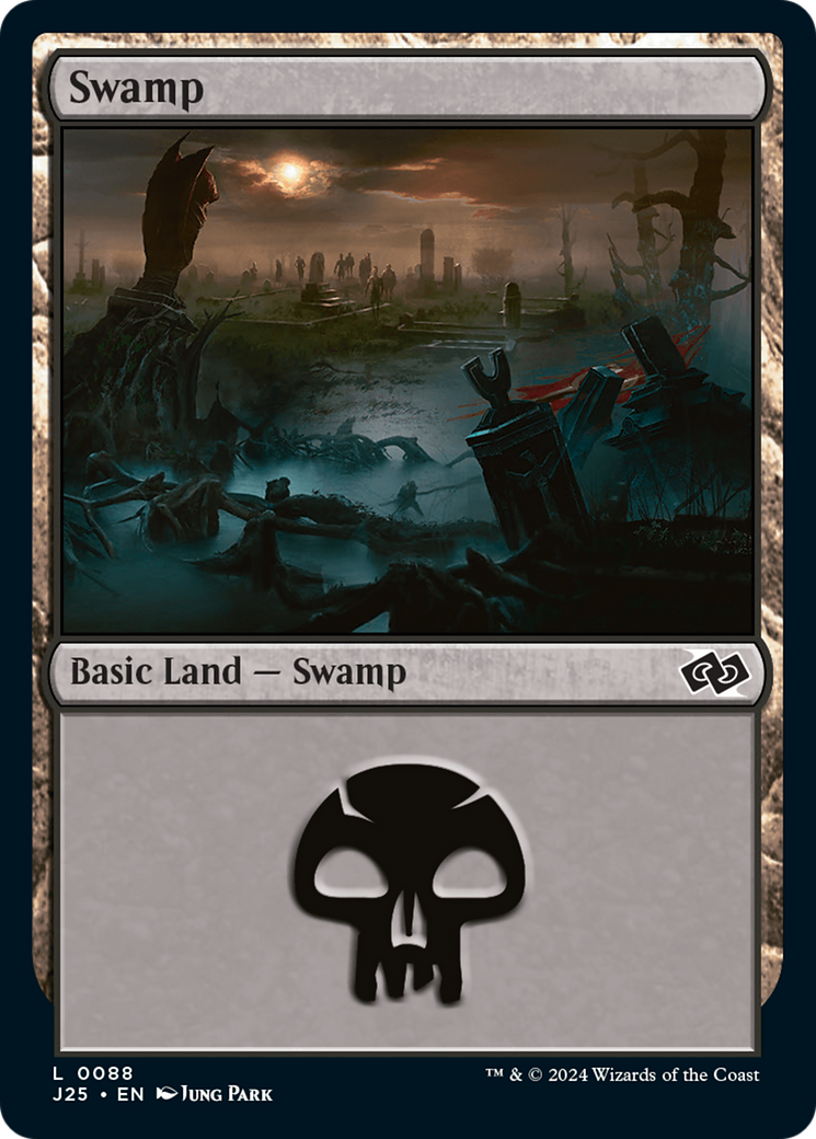 Swamp (88) [Foundations Jumpstart] | Good Games Cannington